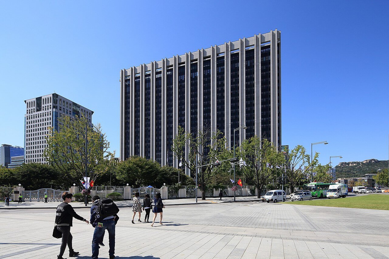 금융위원회가 입주한 서울 종로구 정부서울청사 본관 전경
